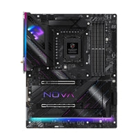 ASRock Z790 Nova WiFi PHANTOM GAMING Intel 1700 Socket Motherboard, ATX, 4x DDR5 Slots, 7x M.2 Sockets, 2x USB-C Port, Fitted I/O Shield, 2.5GbE LAN, Wi-Fi 7, 1x DisplayPort / 1x HDMI Port