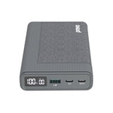 Prevo AD10C 100W USB-C Power Delivery PD 20000mAh Portable Fast-Charging Powerbank with Digital Display, Dual USB-C & USB-A with 100W USB-C Cable Included for Laptops, Ultrabooks, Chromebooks, Smartphones & Tablets