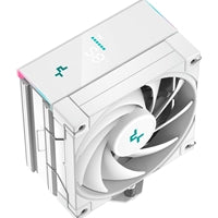 DeepCool AK400 Digital CPU Cooler, White, 1x 120mm Fan, Single Tower, ARGB, 4x Direct Touch Copper Heatpipes, Intel/AMD