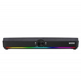 Marvo Scorpion SG-286 Bluetooth 5.3 Soundbar, Stereo Sound, USB Powered, Connect Wired, USB or Bluetooth, 7 Colour RGB Lighting, Volume Control, Black