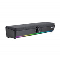 Marvo Scorpion SG-286 Bluetooth 5.3 Soundbar, Stereo Sound, USB Powered, Connect Wired, USB or Bluetooth, 7 Colour RGB Lighting, Volume Control, Black