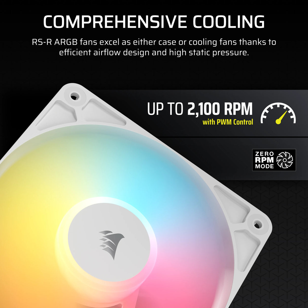 Corsair RS120-R ARGB Computer case Fan 12 cm White 3 pc(s)