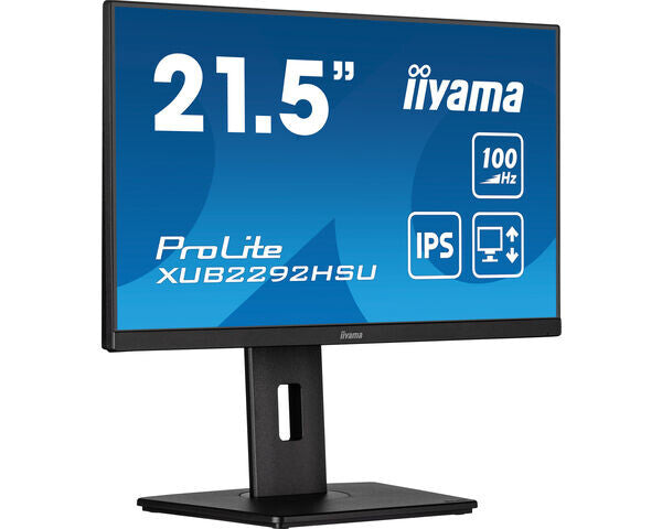 iiyama ProLite XUB2292HSU-B6 computer monitor 55.9 cm (22") 1920 x 1080 pixels Full HD LED Black