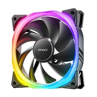 Antec Fusion 120mm ARGB 3 Fan Pack, Black, 3x120mm ARGB Fans, Upto 2000RPM, 57.93CFM Airflow, 31.24dB Max, 4-pin PWM 3-pin LED