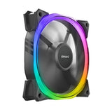 Antec Fusion 120mm ARGB 3 Fan Pack, Black, 3x120mm ARGB Fans, Upto 2000RPM, 57.93CFM Airflow, 31.24dB Max, 4-pin PWM 3-pin LED