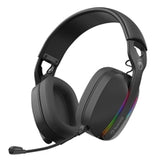 Marvo Scorpion HG9086W Gaming Headphones, Tri-Mode Connection, 2.4GHz Wireless, BT 5.3 or Wired, Stereo Sound, RGB - PC, Android, MAC OS, iOS, PS4, PS5 and Switch Compatible, 40mm Audio Drivers, Omnidirectional Mic