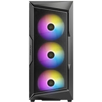 Antec AX61 Elite: Mid-Tower ATX Gaming Case with High-Airflow Mesh Front Panel, 4 x 120mm ARGB Fans, Tempered Glass Side Panels, Support for Up to 8 Fans,