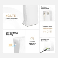 Mercusys MB110-4G 300Mbps Wireless N 4G LTE Router
