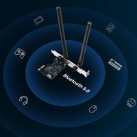 Mercusys MA30E AC1200 WiFi Bluetooth PCIe Adapter