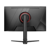 piXL CM27C7 27 Inch Curved Monitor, 165Hz, 1ms, Frameless, Freesync / G-Sync, Full HD, HDMI, Display Port, USB, Black with RGB Lighting, VESA Mount, Height Adjustable