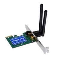 Prevo 300mbps N300 PCI Express Wireless Adapter with Additional Low Profile Bracket