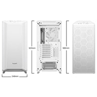 be quiet! Dark Base 701 Full Tower Gaming PC Case, White, 3 x Silent Wings 4 Fans, ARGB with Controller