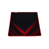 Marvo G49 Gaming Mouse Pad, Large 450x400x3mm, Soft Microfiber Surface for speed and control with Non-Slip Rubber Base and Stitched Edges, Black and Red