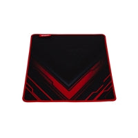 Marvo G49 Gaming Mouse Pad, Large 450x400x3mm, Soft Microfiber Surface for speed and control with Non-Slip Rubber Base and Stitched Edges, Black and Red