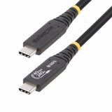 StarTech.com 3ft (1m) USB4 Cable 40Gbps, 240W (5A) Power Delivery, 8K 120Hz / 4K 240Hz DP Alt Mode, USB-IF Certified USB-C Cable - Thunderbolt Compatible