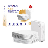 Strong MESHTRI1200UK AC1200 Whole Home Wi-Fi Mesh System (3 Pack) - 5,000sq.ft Coverage