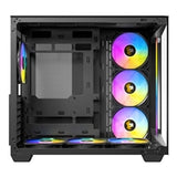 ANTEC Constellation C5 Black ARGB Case, 270' Full-view tempered glass, Dual Chamber, Support back-connect motherboards, 7 x ARGB PWM fans with built-in fan controller, ATX, Micro-ATX, ITX