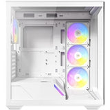 ANTEC Constellation C3 White ARGB Case, 270' Full-view tempered glass, Dual Chamber, Tool-Free Design, 4 x ARGB PWM fans with built-in fan controller, ATX, Micro-ATX, ITX