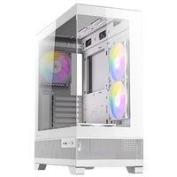 ANTEC CX700 Mid Tower Gaming Case, White, 270 Full-view tempered glass, 6x 120mm RGB fans, 1x USB 3.0 / 1x USB Type-C, ATX, Micro ATX, ITX