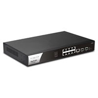 DrayTek VSP2100-K VigorSwitch P2100 8 Port Gigabit POE Layer 2+ Managed Switch with 2 SFP Uplink Ports