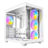 ANTEC Constellation C5 White ARGB Case, 270' Full-View Tempered Glass, Dual Chamber, Support Back-Connect Motherboards, 7 x ARGB PWM Fans With Built-In Fan Controller, ATX, Micro-ATX, ITX