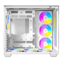 ANTEC Constellation C5 White ARGB Case, 270' Full-View Tempered Glass, Dual Chamber, Support Back-Connect Motherboards, 7 x ARGB PWM Fans With Built-In Fan Controller, ATX, Micro-ATX, ITX