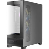 ANTEC CX700 Mid Tower Gaming Case, Black, 270 Full-View Tempered Glass, 6 x 120 mm RGB Fans, 1 x USB 3.0 / 1 x USB Type-C, ATX, Micro ATX, ITX