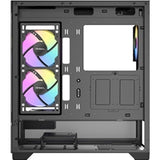 ANTEC CX700 Mid Tower Gaming Case, Black, 270 Full-View Tempered Glass, 6 x 120 mm RGB Fans, 1 x USB 3.0 / 1 x USB Type-C, ATX, Micro ATX, ITX