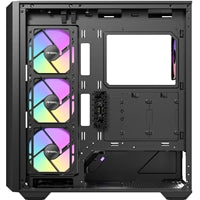 ANTEC Constellation C3 Black ARGB Case, 270' Full-View Tempered Glass, Dual Chamber, Tool-Free Design, 4 x ARGB PWM Fns With Built-In Fan Controller, ATX, Micro-ATX, ITX