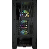 Corsair iCUE 4000X RGB Tempered Glass Mid-Tower ATX PC Case - Black, Three 120mm RGB Fans, Smart Lighting, USB Type-C, High Airflow Design