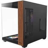 Antec CX800 Wood ARGB Mid-Tower PC Case - 270' Panoramic View, Tempered Glass, 9 Fan Positions, USB Type-C