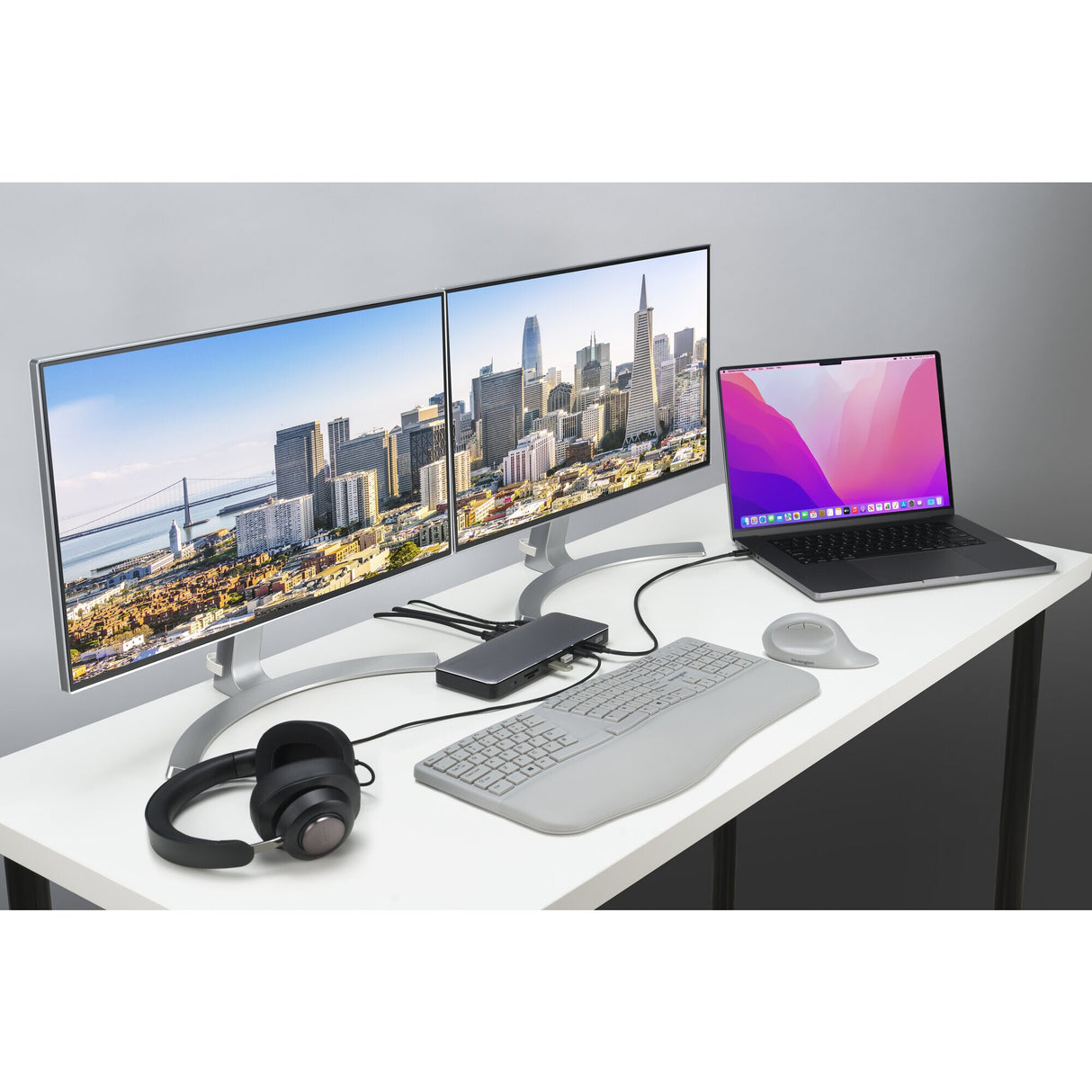 Kensington SD5760T Thunderbolt 4 Dual 4K Docking Station with 96W Power Delivery