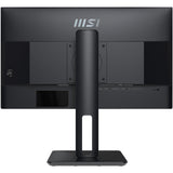 MSI Pro MP245PG 24 Inch Monitor, FHD (1920 x 1080), 100Hz, IPS, 1ms, 1x HDMI 1.4b, 1x DP 1.2a output, 1x D-Sub(VGA), Built-in Speakers, Anti-Glare, Anti-Flicker, Less Blue light, TÜV Certified, VESA, Kensington, 4-way adjustable stand, Black