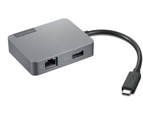 Lenovo 4X91A30366 laptop dock/port replicator Wired USB 2.0 Type-C Grey