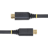 StarTech.com 10m (33ft) Active High Speed HDMI Cable with Gripping Connectors, 4K 60Hz/1440p 144Hz, HDR10/HDCP 2.2/ARC, 18Gbps, UHD HDMI Cord for TV/Monitor/Display, TPE Jacket