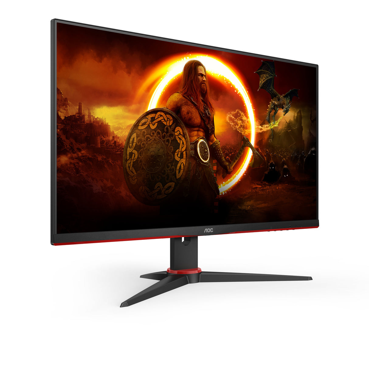 AOC 24G2SAE/BK computer monitor 60.5 cm (23.8") 1920 x 1080 pixels Full HD Black, Red