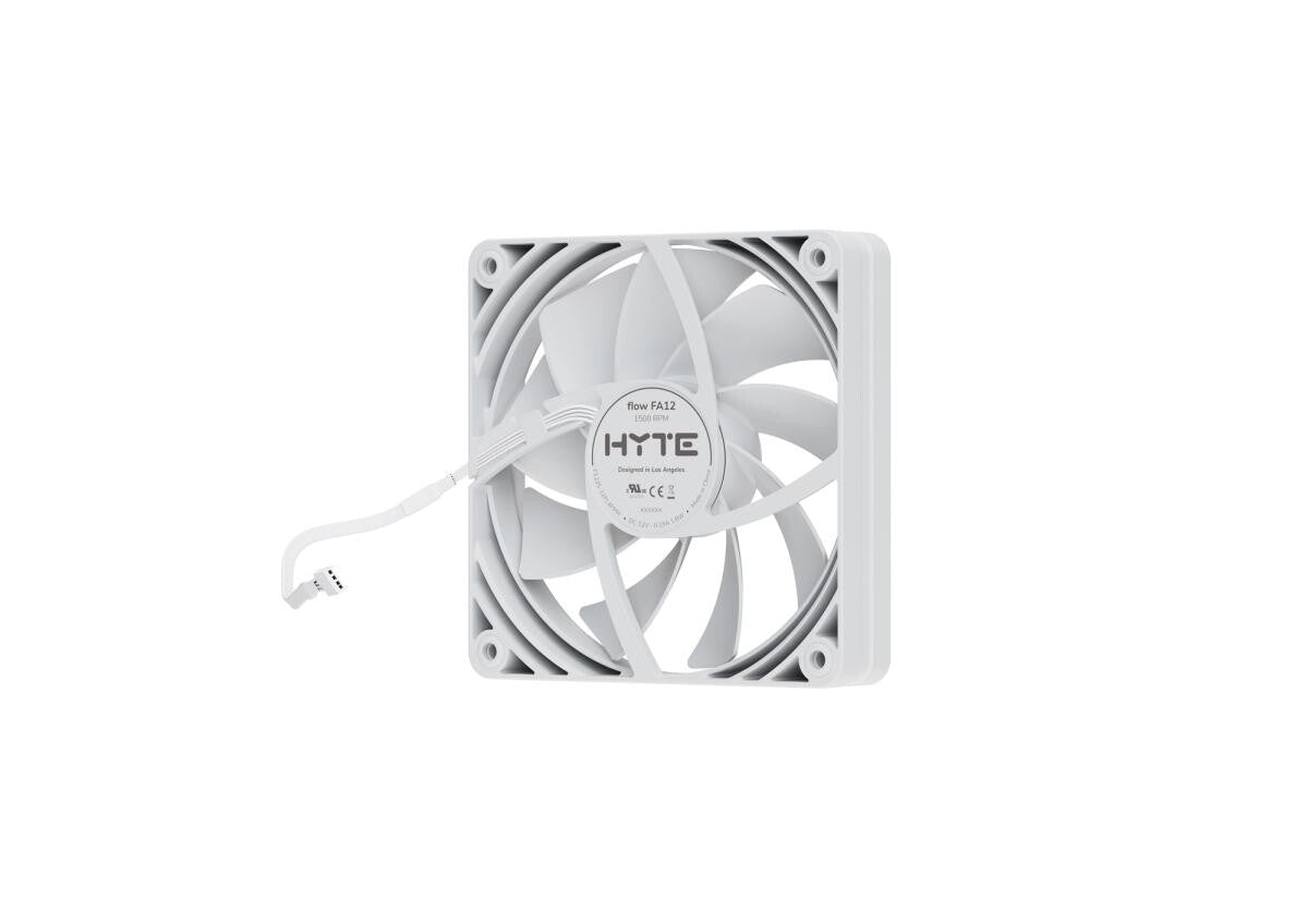 HYTE FAN- -FA12-WW-4 computer cooling system Computer case 12 cm White 4 pc(s)