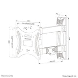 Neomounts WL40-550BL12 TV mount wall 32-55" - full motion - easy install