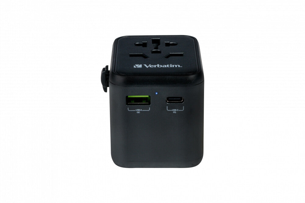 Verbatim 49544 power plug adapter Universal Black