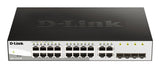 D-Link 20-Port Gigabit Smart Managed Switch including 4 SFP ports