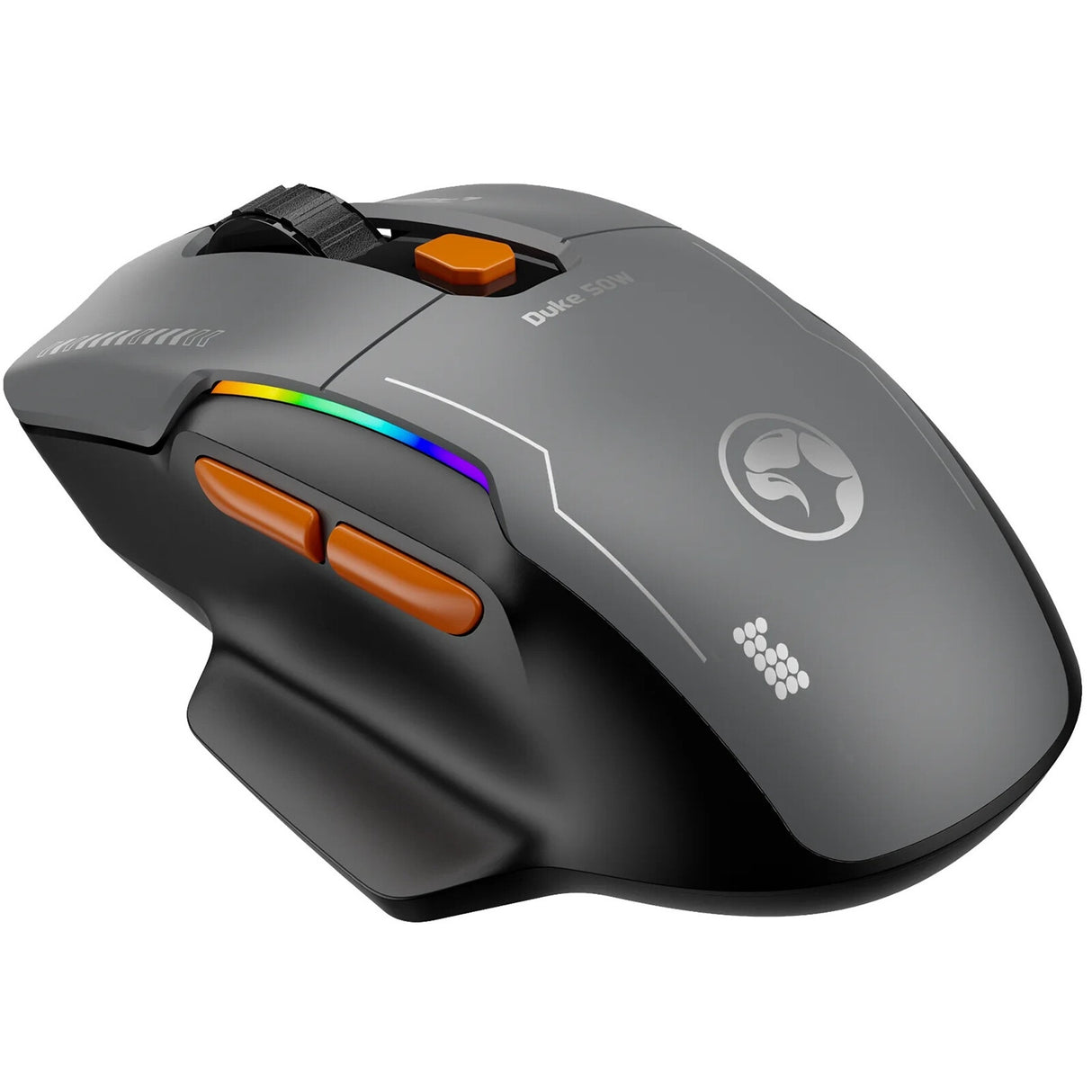 Marvo Duke 50 M368W Wireless Gaming , Tri-Mode Connectivity USB, 2.4GHz & Bluetooth, 6 DPI levels (800 - 12800), 1000Hz Polling Rate, 13 Mode RGB Backlighting, 79g mouse