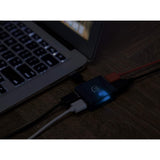 Manhattan USB-A 4-Port Micro Hub, 4x USB-A Ports, Blue, 480 Mbps (USB 2.0), USB powered (no external power supply required), Hi-Speed USB, Three Year Warranty, Equivalent to ST4200MINI2