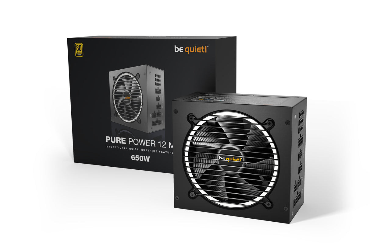 be quiet! Pure Power 12 M power supply unit 650 W 20+4 pin ATX ATX Black