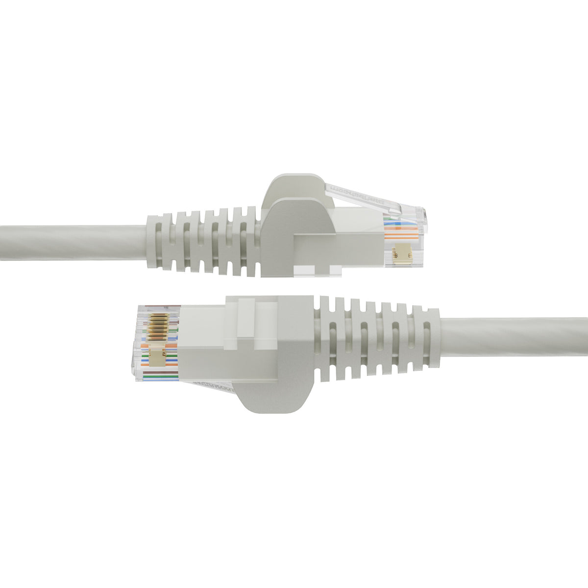 StarTech.com 7m Gray Cat6 Ethernet Cable, Snagless, 100W PoE, UTP, 24AWG Pure Bare Copper Wire, RJ45 Network Patch Cord w/Strain Reliefs, Individually Tested