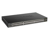 D-Link 48-port Gigabit Smart Managed Switch with 4 x 10G SFP+, 370Watts