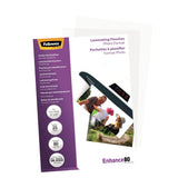 Fellowes Glossy 80 Micron Photo Laminating Pouch - 10x15cm