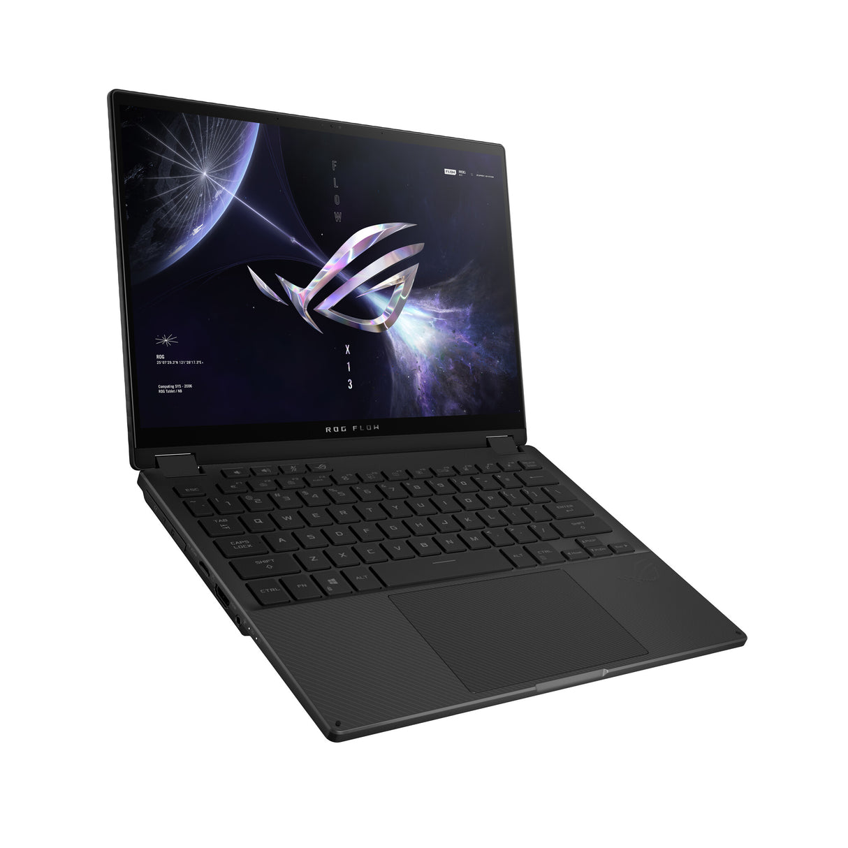 ASUS ROG Flow X13 GV302XU-MU010W AMD Ryzen™ 9 7940HS Hybrid (2-in-1) 34 cm (13.4") Touchscreen WQXGA 16 GB LPDDR5-SDRAM 1 TB SSD NVIDIA GeForce RTX 4050 Wi-Fi 6E (802.11ax) Windows 11 Home Black