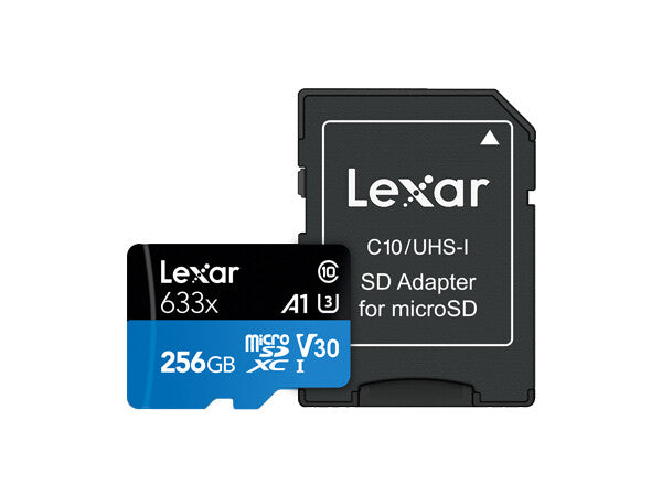 Lexar 633x 256 GB MicroSDXC UHS-I Class 10