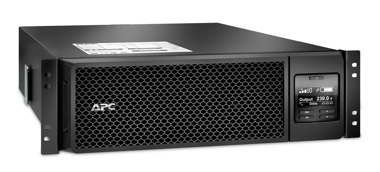 APC Smart-UPS On-Line SRT5KRMXLI - 5000VA, 6x C13, 4x C19 output, rack mountable, Embedded NMC