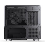 Jonsbo V12 BLACK computer case Black, Wood